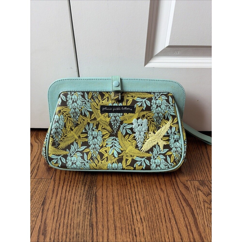 Petunia Pickle Bottom Diaper bag Wristlet With Changing Pad
